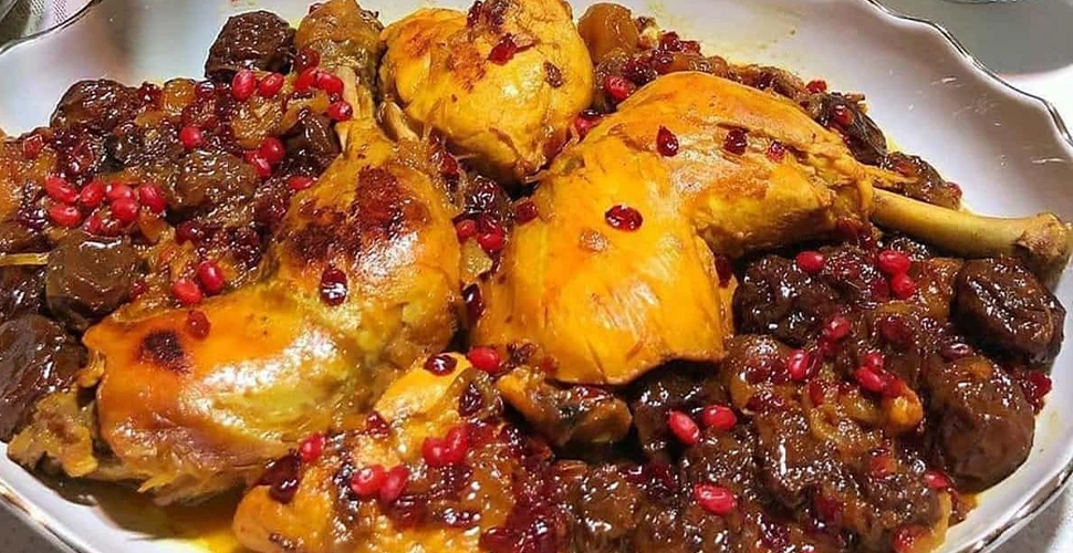 خورشت مرغ و زعفران