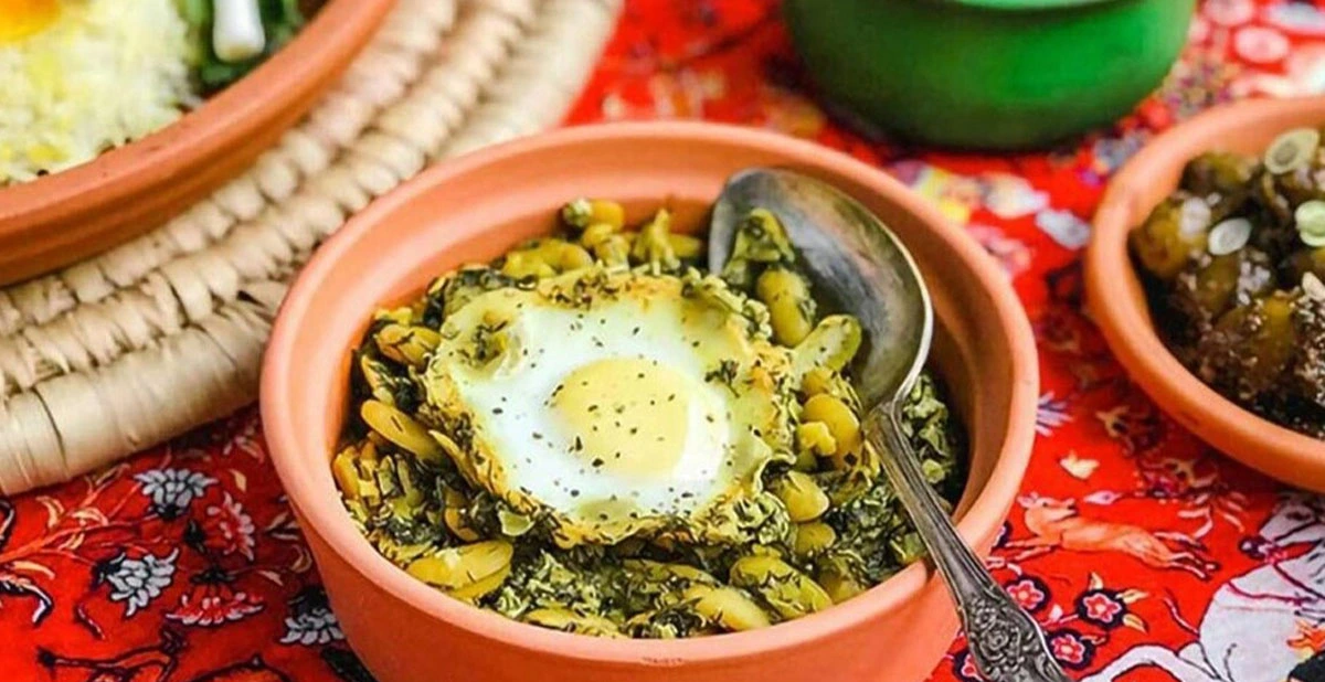 خورشت باقلا وابیج