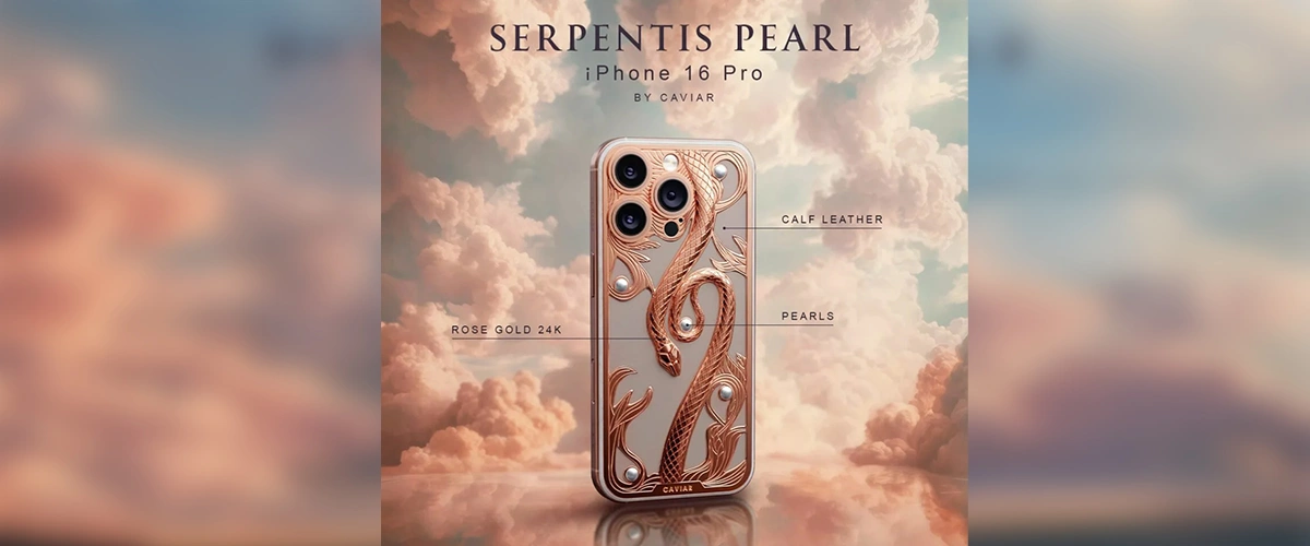 آیفون 16 پرو کاویار مدل Serpentis Pearl