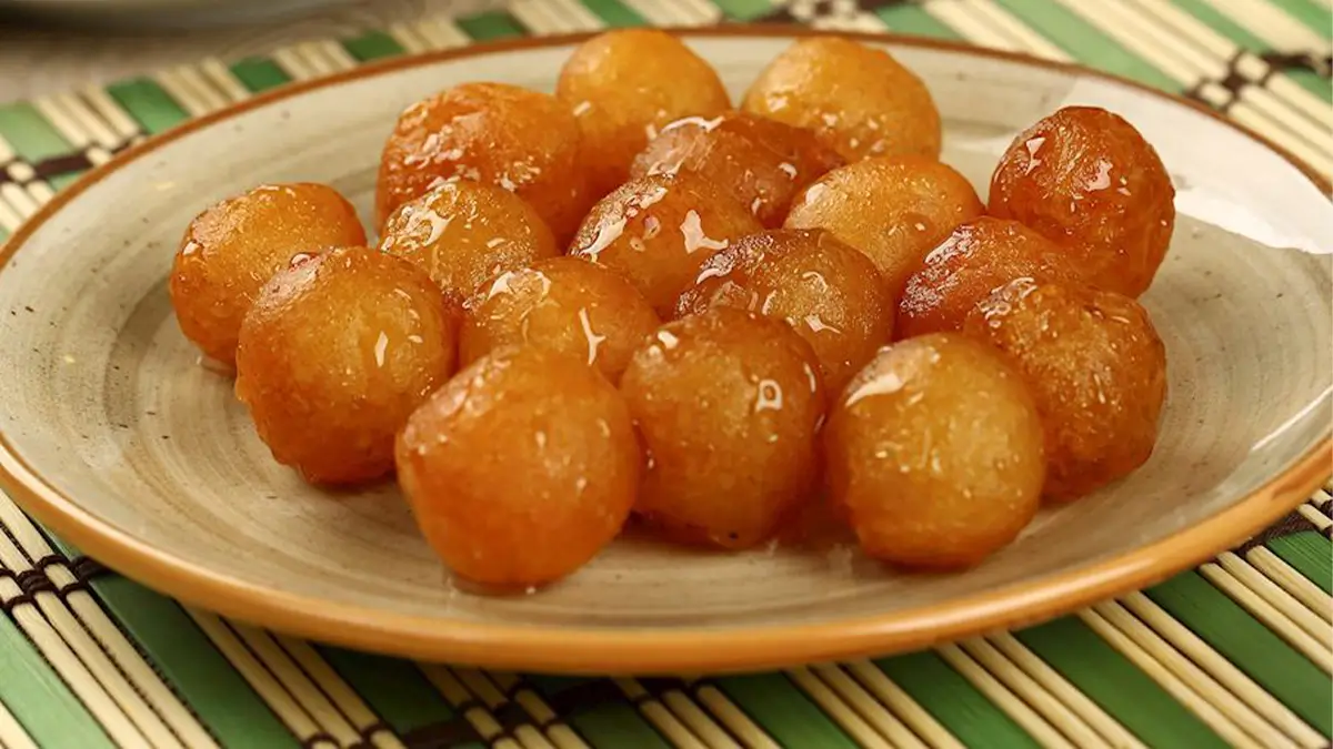 شیرینی لگیمات ترد خانگی مناسب افطار