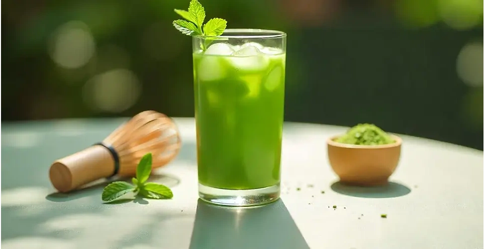 لیوان آیس ماچا