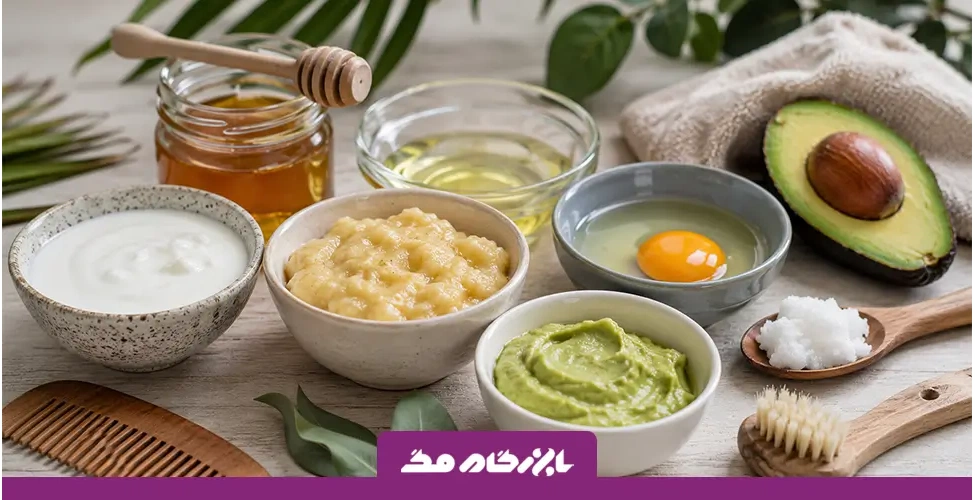 ماسک مو خانگی برای تقویت و رشد بهتر مو