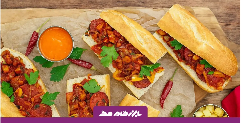 خوراک سوسیس بندری