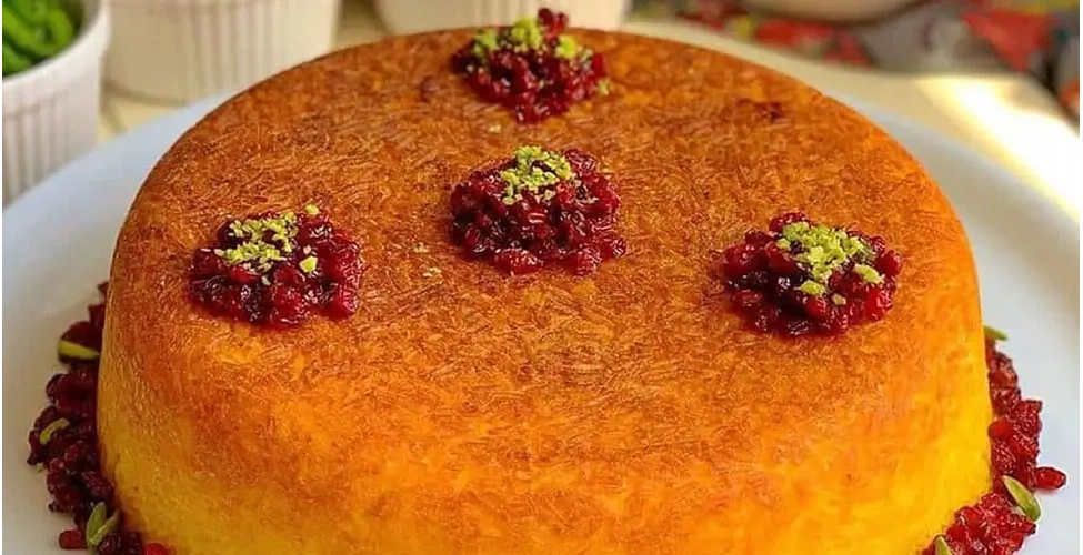 ته چین مرغ و انار