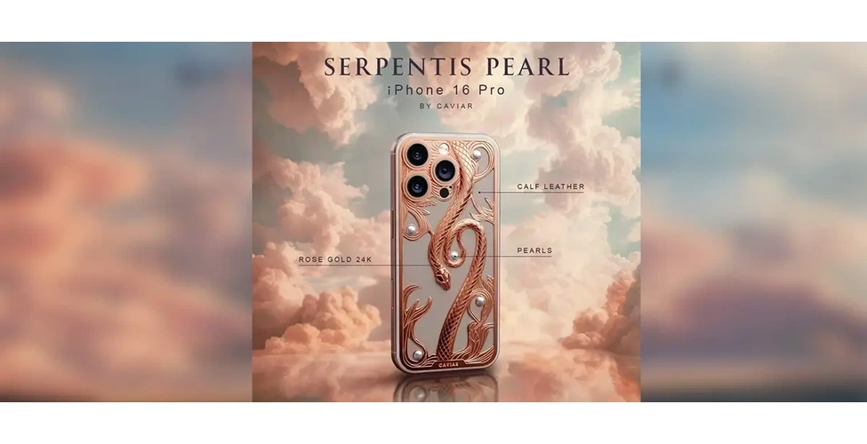 آیفون 16 پرو کاویار مدل Serpentis Pearl