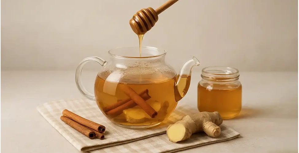 دمنوش زنجبیل با عسل