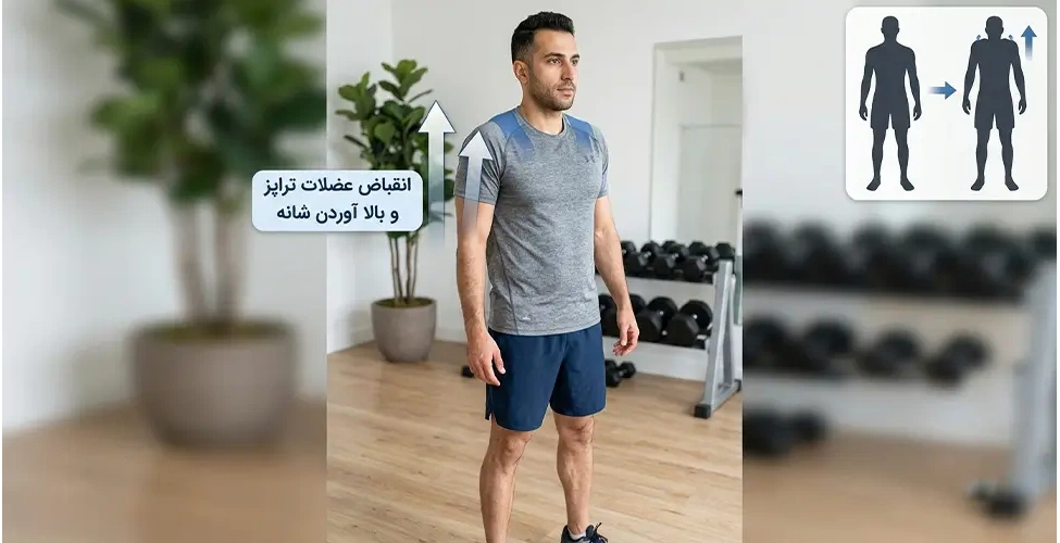حرکت بالا آوردن شانه ها