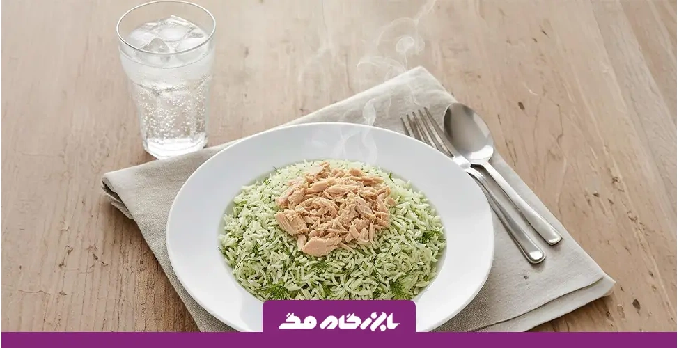 طرز تهیه شوید پلو با تن ماهی