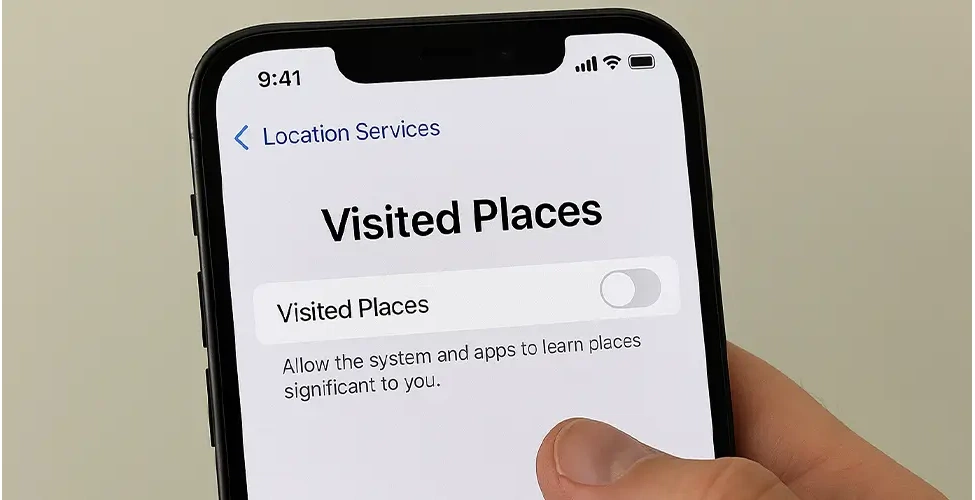 قابلیت Visited Places در آیفون