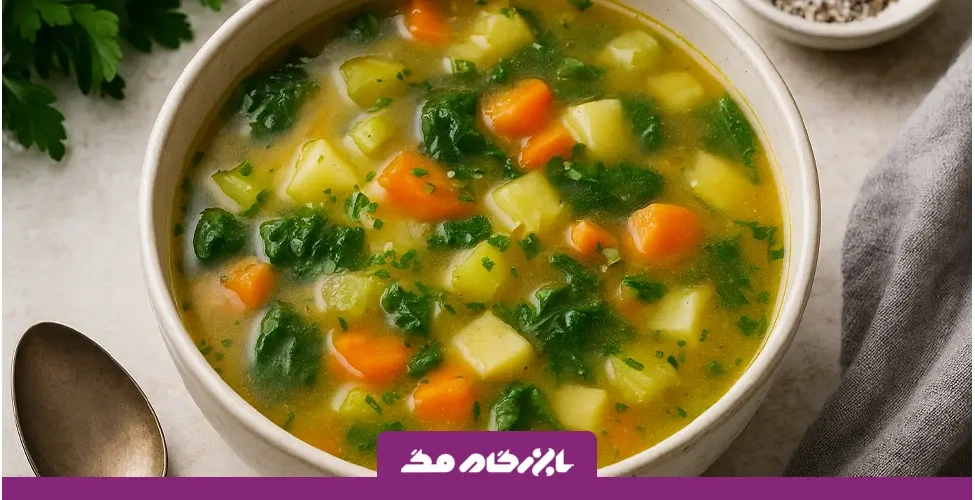 طرز تهیه سوپ سبزیجات