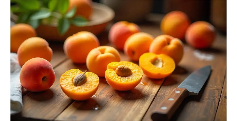 آماده سازی زردآلو ها