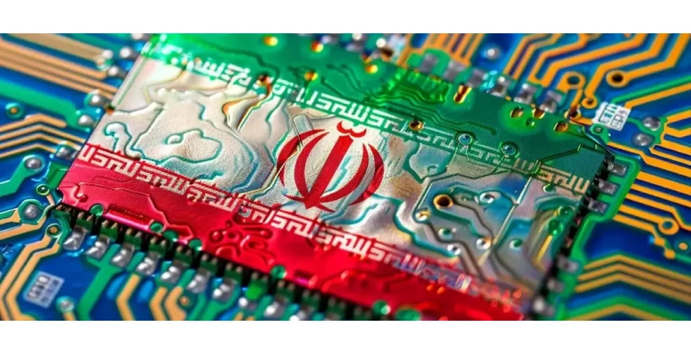 پرچم ایران روی برد الکترونیکی