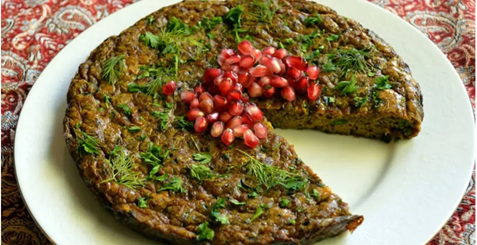 کوکو سبزی خانگی حرفه ای