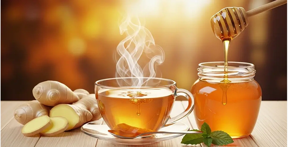 دمنوش زنجبیل و عسل