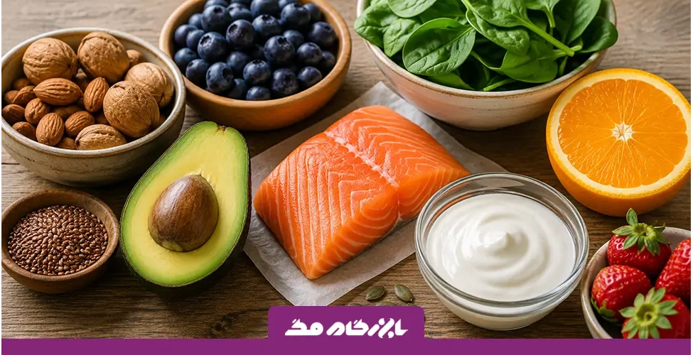 مواد غذایی مفید برای زیبایی و شفافیت پوست