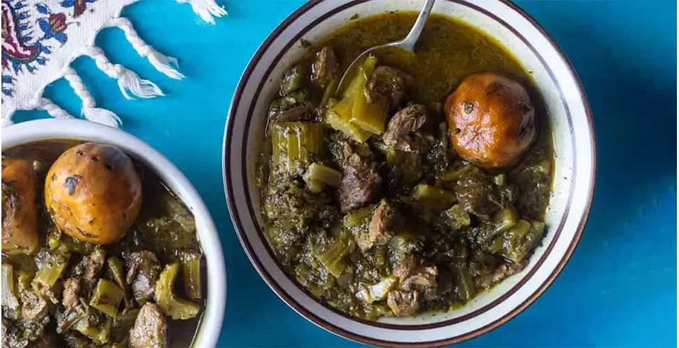 سرو خورش کرفس