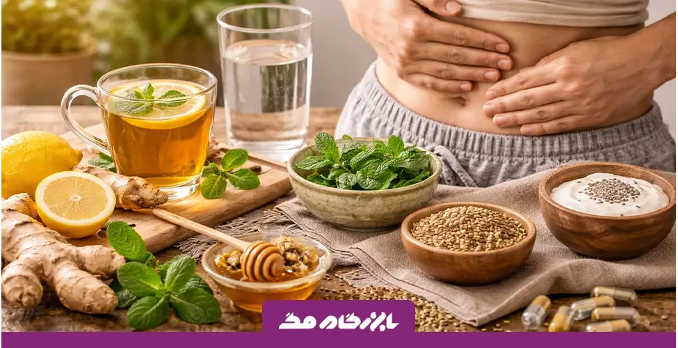 غذاهای مناسب از بین بردن نفخ معده