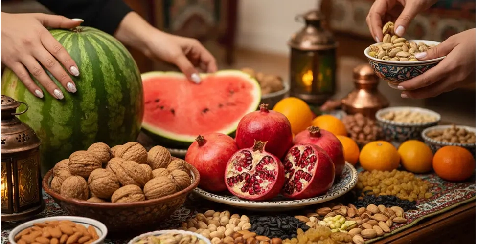 خوراکی های شب یلدا