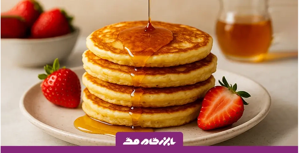 پنکیک پف دار خانگی