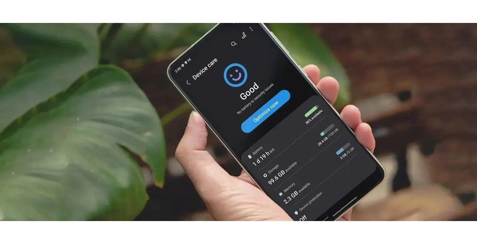 Device Care گوشی سامسونگ