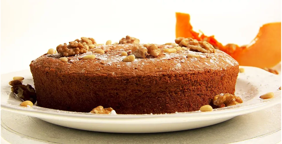 کیک کدو حلوایی خانگی