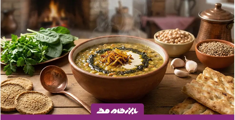 طرز تهیه آش ترخینه سنتی