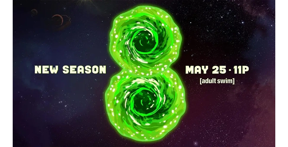 پوستر فصل هشتم سریال Rick and Morty