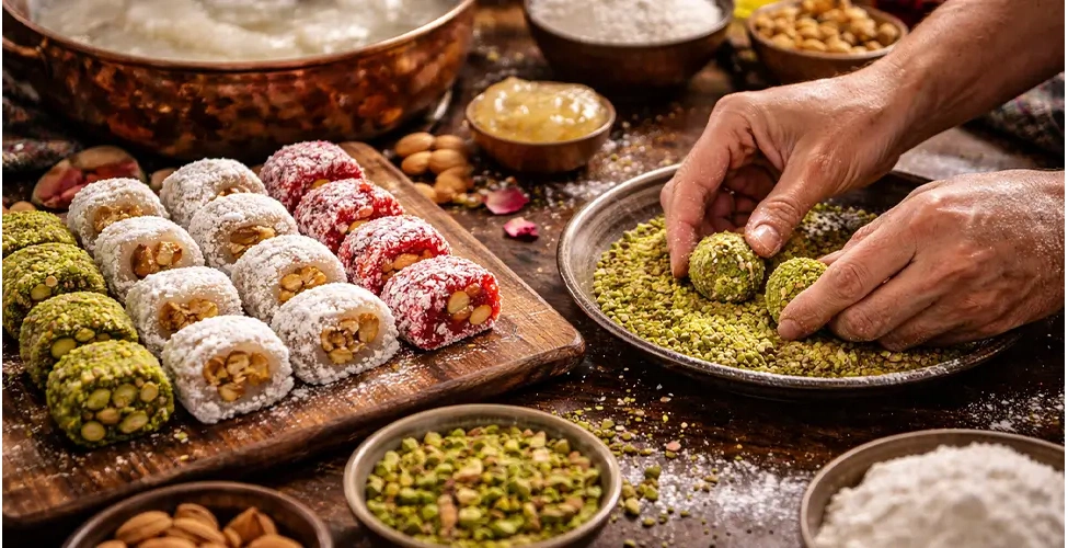 شیرینی باسلوق سنتی