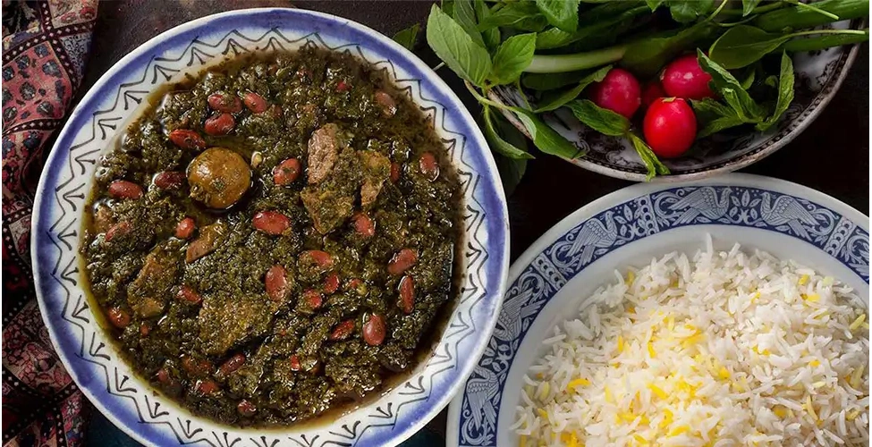 قورمه سبزی جا افتاده