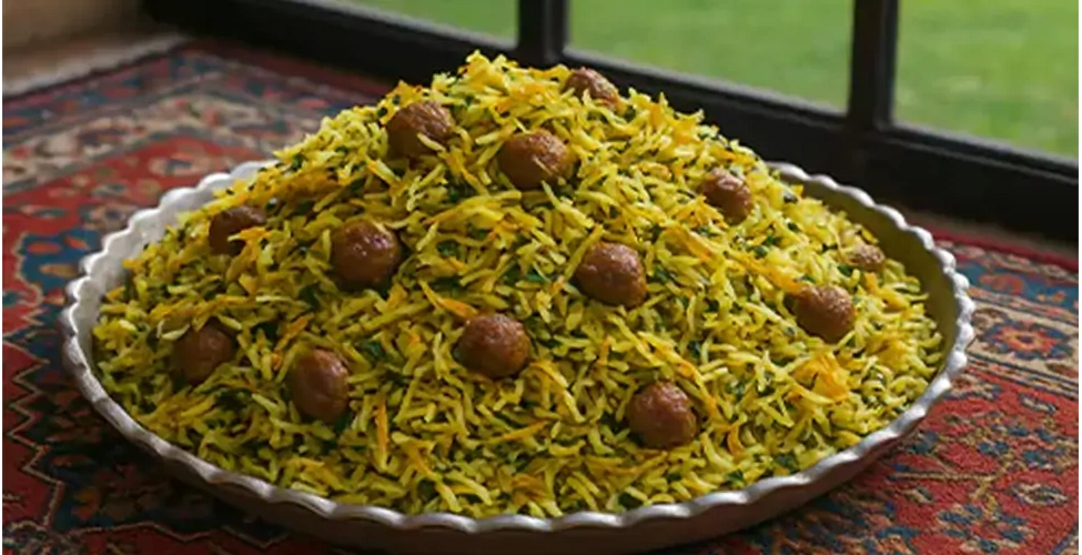 کلم پلو شیرازی