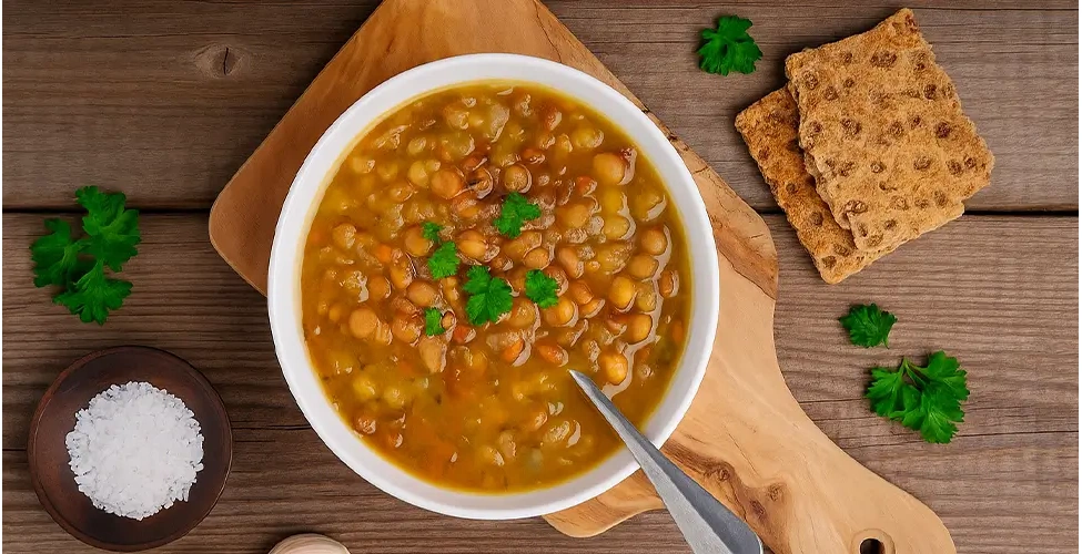 عدسی، نان و نمک