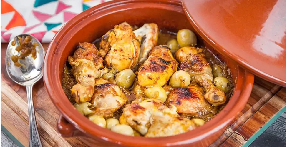 طاجین مرغ مراکشی
