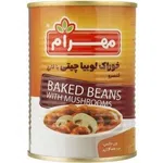 کنسرو لوبیا چیتی با قارچ مهرام 400 گرم