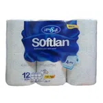 دستمال توالت سافتلن 12 عدد