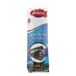 کیسه زباله تک رول پرفراژدار 20عددی مشکی 65 در 80 غزال