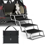 پله قابل حمل سگ PetRuna مدل Extra Wide Dog Car Ramp