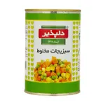 کنسرو مخلوط سبزیجات دلپذیر 420 گرمی