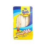 ساندویچ کلاب کالباس مرغ با پنیر ورقه ای نامی نو 150 گرمی