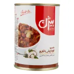 کنسرو لوبیا چیتی با قارچ بیژن 380 گرمی