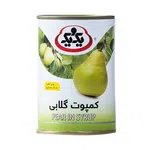 کمپوت گلابی قوطی یک و یک 410 گرمی