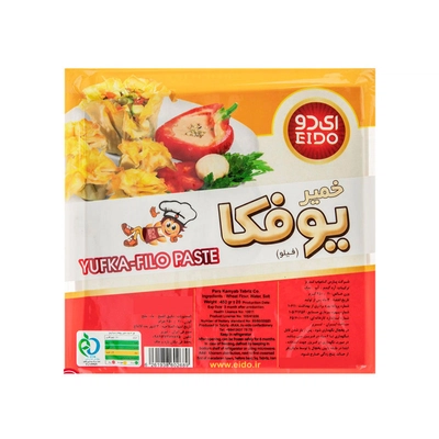 خرید محصول خمیر یوفکا مربع فیلو 450 گرم ای دو