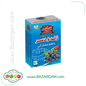 پودر ژله و دسرتمشک آبی ضامن 100 گرمی