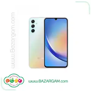 گوشی موبایل سامسونگ مدل Galaxy A34 5G دو سیمکارت ظرفیت 256 گیگابایت و رم 8 گیگابایت سیلور