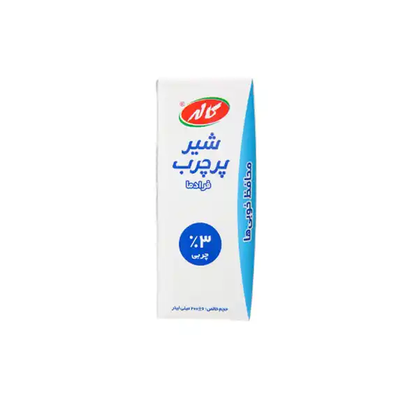 شیر استریل پر چرب کاله 200 سی سی