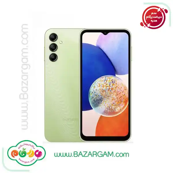 گوشی موبایل سامسونگ مدل Galaxy A14 دو سیم کارت ظرفیت 64 گیگابایت و رم 4 گیگابایت سبز