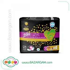 نوار بهداشتی بالدار ویژه روز خیلی نازک کتانی تافته 7 عددی