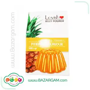 پ�ودر ژله آناناس Lovish