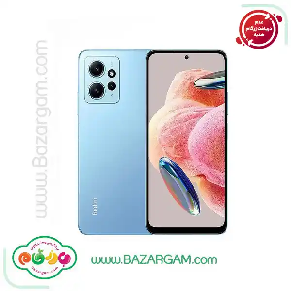 گوشی موبایل شیائومی مدل Redmi Note 12 4G دو سیم کارت ظرفیت 128 گیگابایت و رم 8 گیگابایت آبی