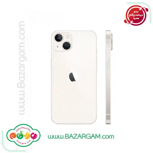 گوشی موبایل اپل مدل iphone13 CH دو سیمکارت ظرفیت 128 گیگابایت و رم 4 گیگابایت سفید-active