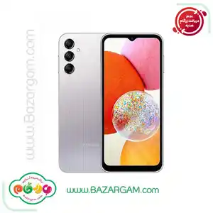 گوشی موبایل سامسونگ مدل Galaxy A14 دو سیم کارت ظرفیت 64 گیگابایت و رم 4 گیگابایت نقره ای